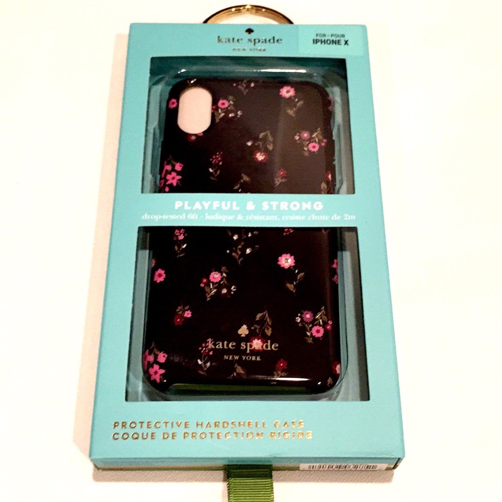 🌷SALE🌷iPhone X New Kate Spade Floral Gem Case - Picture 6 of 7